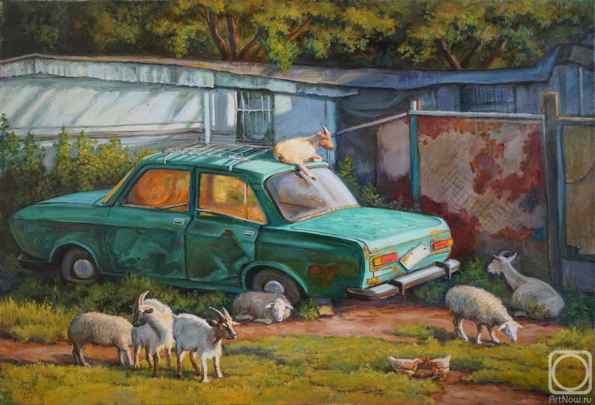 Shumakova Elena. In the village