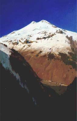 Stratovolcano Elborus. Wow Gamako. Artischuk Artyom