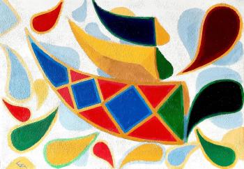 A girl in a headscarf (������� � �������). Chernyshev Boris