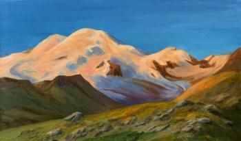 Elbrus. First rays. Stoyalov Aleksandr