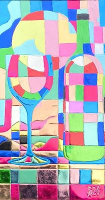 Still life with a glass