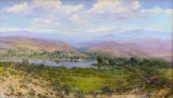 Lake near the city of Almaty. Krivenko Peter