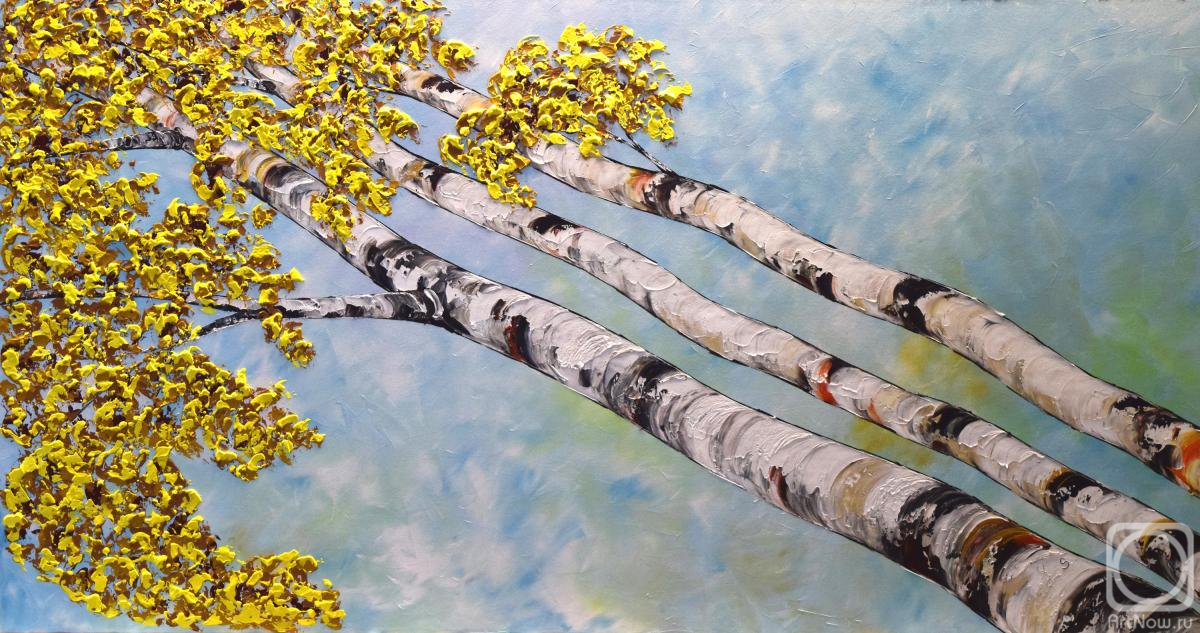 Stupak Nataliya. Autumn birches