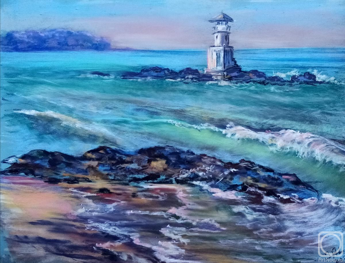 Shihova Yuliya. Khao Lak Lighthouse. Morning on the Andaman Sea coast