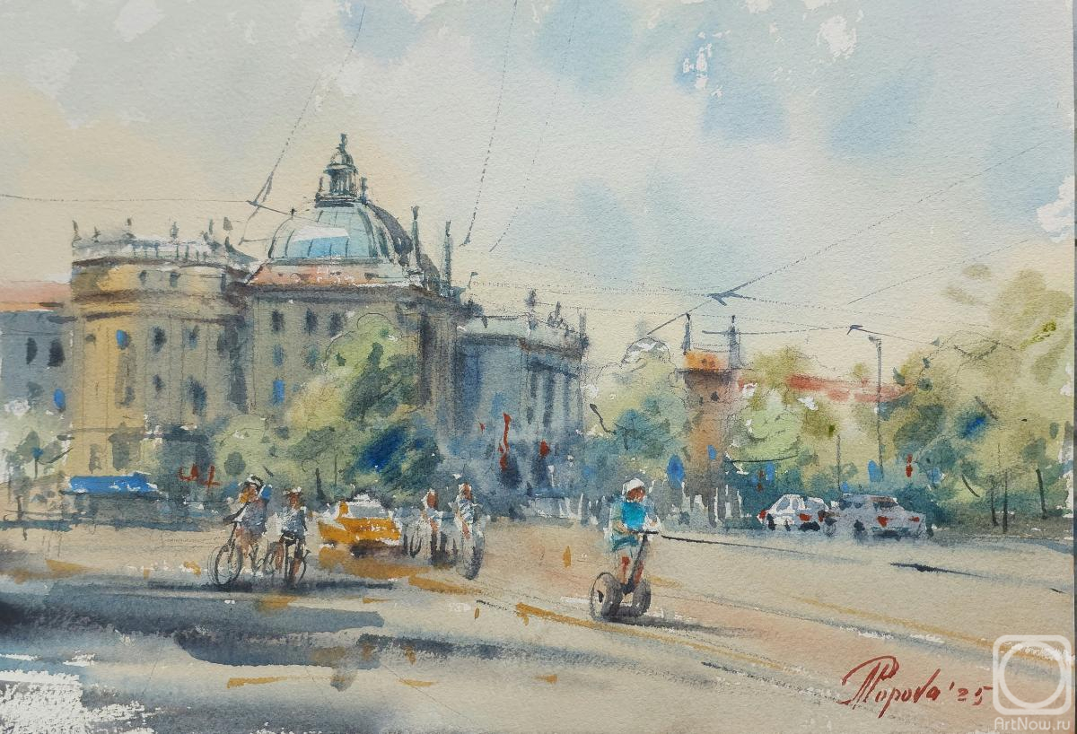 Popova Lyudmila. Urban landscape. Munich