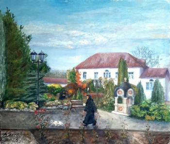 Monastery courtyard. Vlasov Vyacheslav