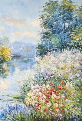 Summer river. Minaev Sergey