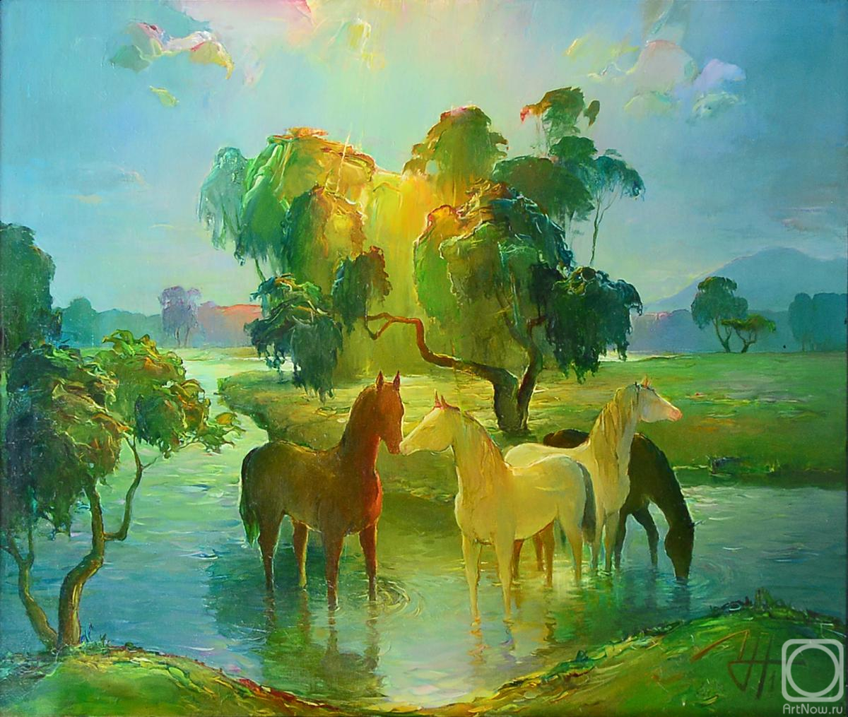 ������� ������ �� ������. �������� �����. At midday