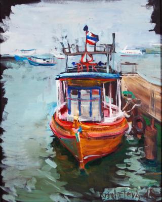 Pleasure boat. Thailand. Pattaya. Krechetova Irina
