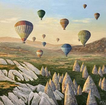 Cappadocia Sunrise with Hot Air Balloons. Yakovtseva Mariya