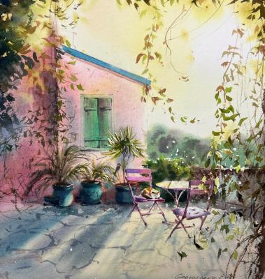 Sunlit Cyprus Corner. Gorbacheva Evgeniya