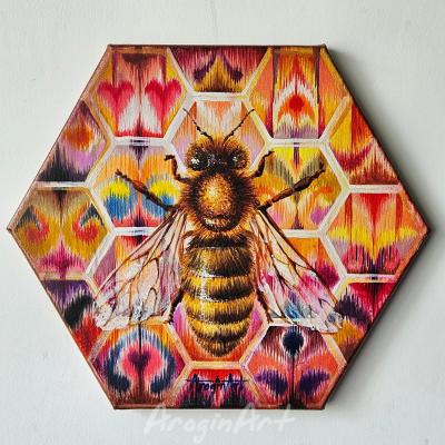 Ikat and the Bee. Latipova Nigora