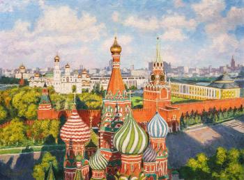 The spring sun over the Kremlin. Razzhivin Igor