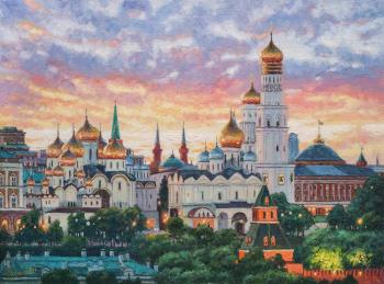 The sunset was streaming its last crimson. Razzhivin Igor