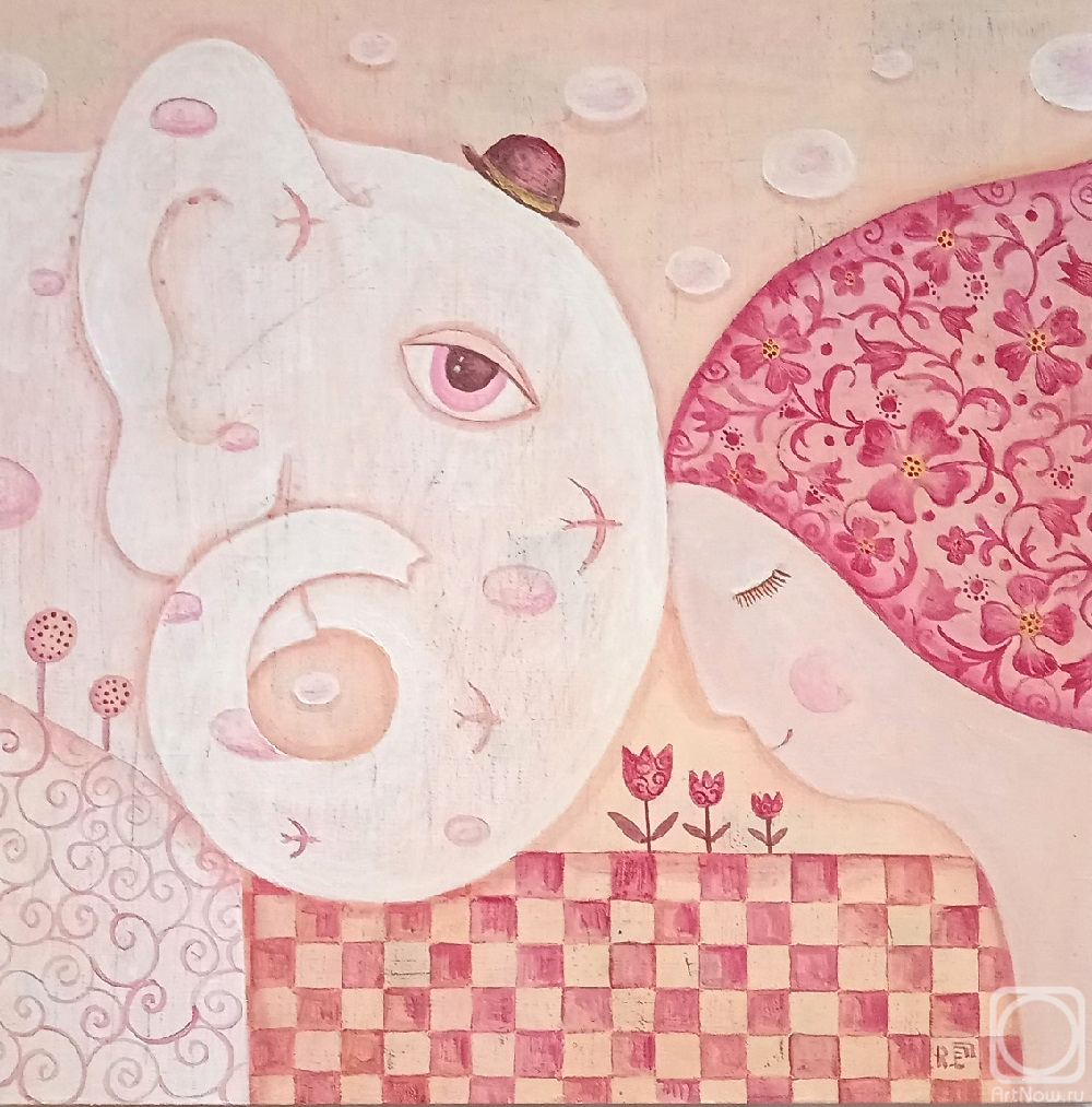 Razina Elena. Meeting in the rose garden