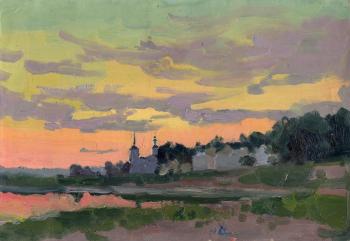 Sunset in Veliky Ustyug. Kozhin Simon
