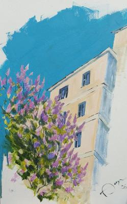 Lilac in the city (The Streets Of Moscow). Aparina Olga
