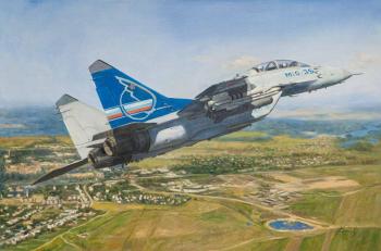 Take off, afterburner! MiG-35 fighter. Kamskij Savelij