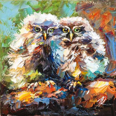 Furry friends. Owls. Rodries Jose