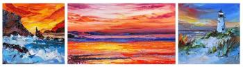 Where the Sky Becomes the Sea. Triptych