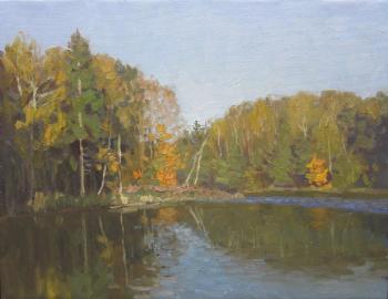 Autumn. Forest Lake. Chertov Sergey