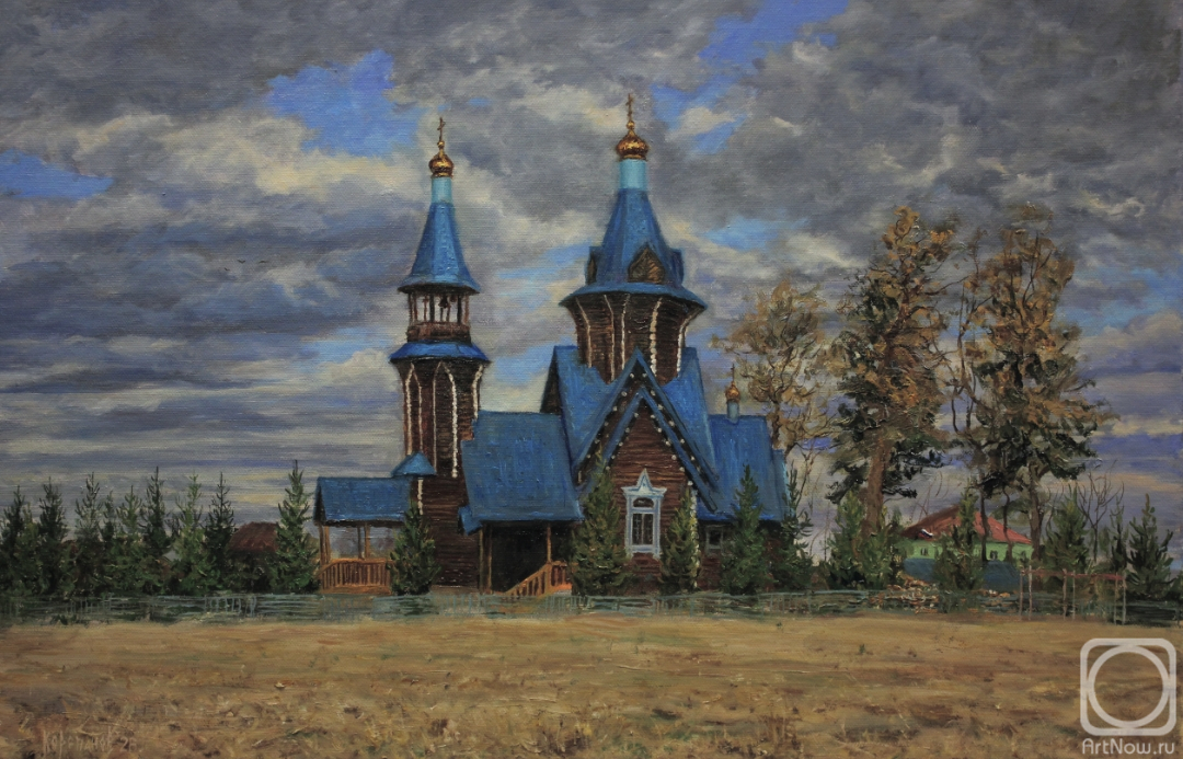 Korepanov Alexander. Church of Our Lady of Tikhvin.April