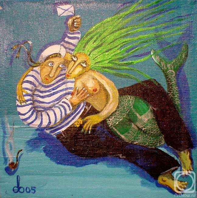 Yevdokimov Sergej. Sailor and mermaid