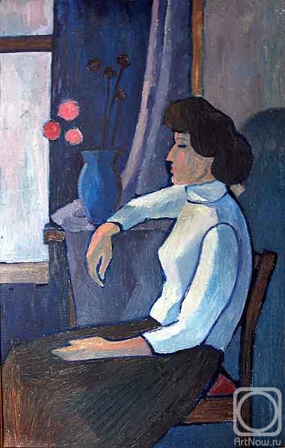 Karaceva Galina. Blue Vase