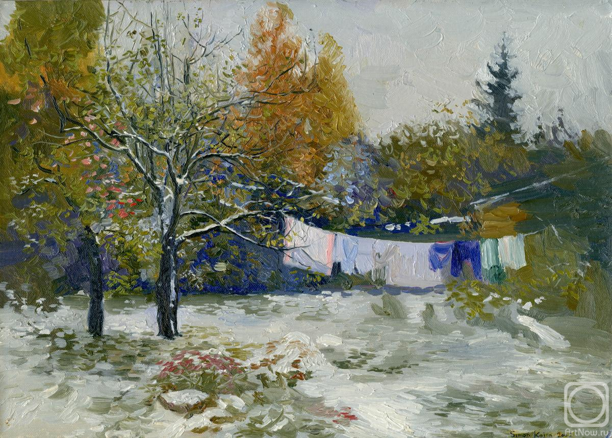 Kozhin Simon. Opalikha. First snow