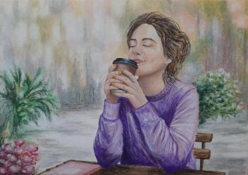 � girl with coffee (coffee break)