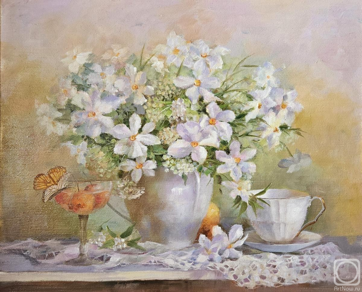 Minaev Sergey. Jasmine still life