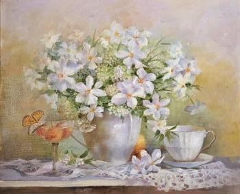 Jasmine still life. Minaev Sergey