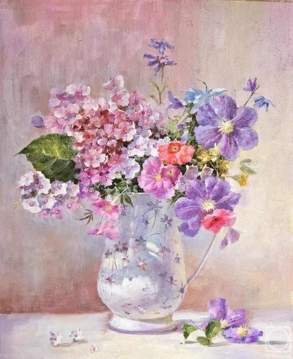 Smorodinov Ruslan. Bouquet with hydrangea