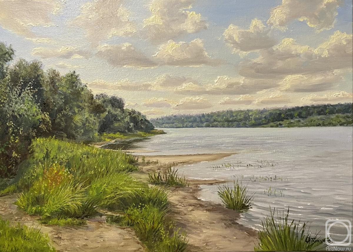 Tikunova Olga. River Oka
