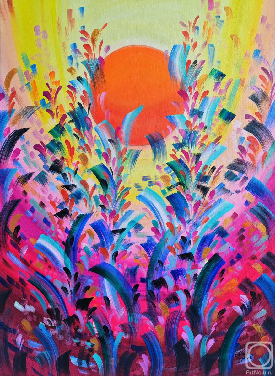 Kirillova Juliette. Meadow grass dance