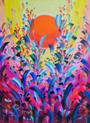 Meadow grass dance. Kirillova Juliette