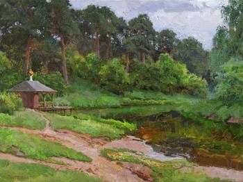 Chapel by the river. The sketch. Panteleev Sergey