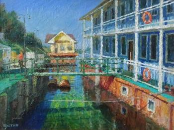 Landing stages. Kineshma. Shustin Vladimir