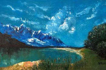 Reflection of silence in the mountains
