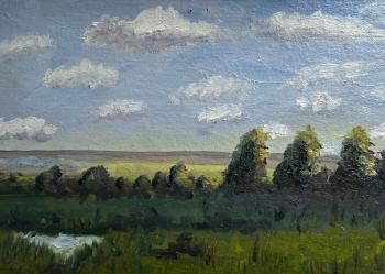 Landscape with forest