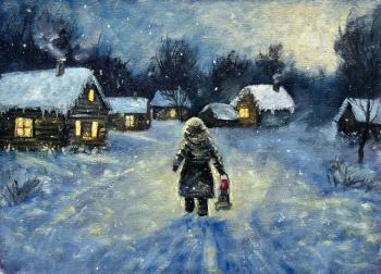 In the village in winter