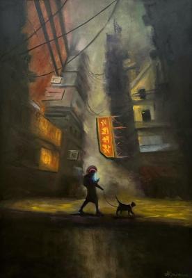A Quiet Walk (Cinematic Scene). Bocharova Anna