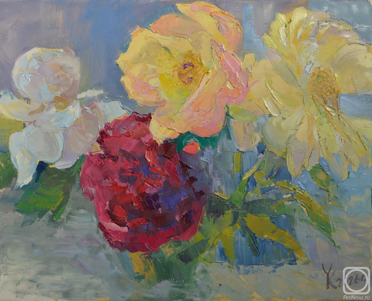 Shevchenko-Kuhtina Yuliya. Peony morning