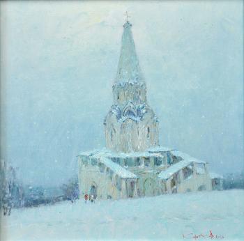 Snowfall in Kolomenskoye