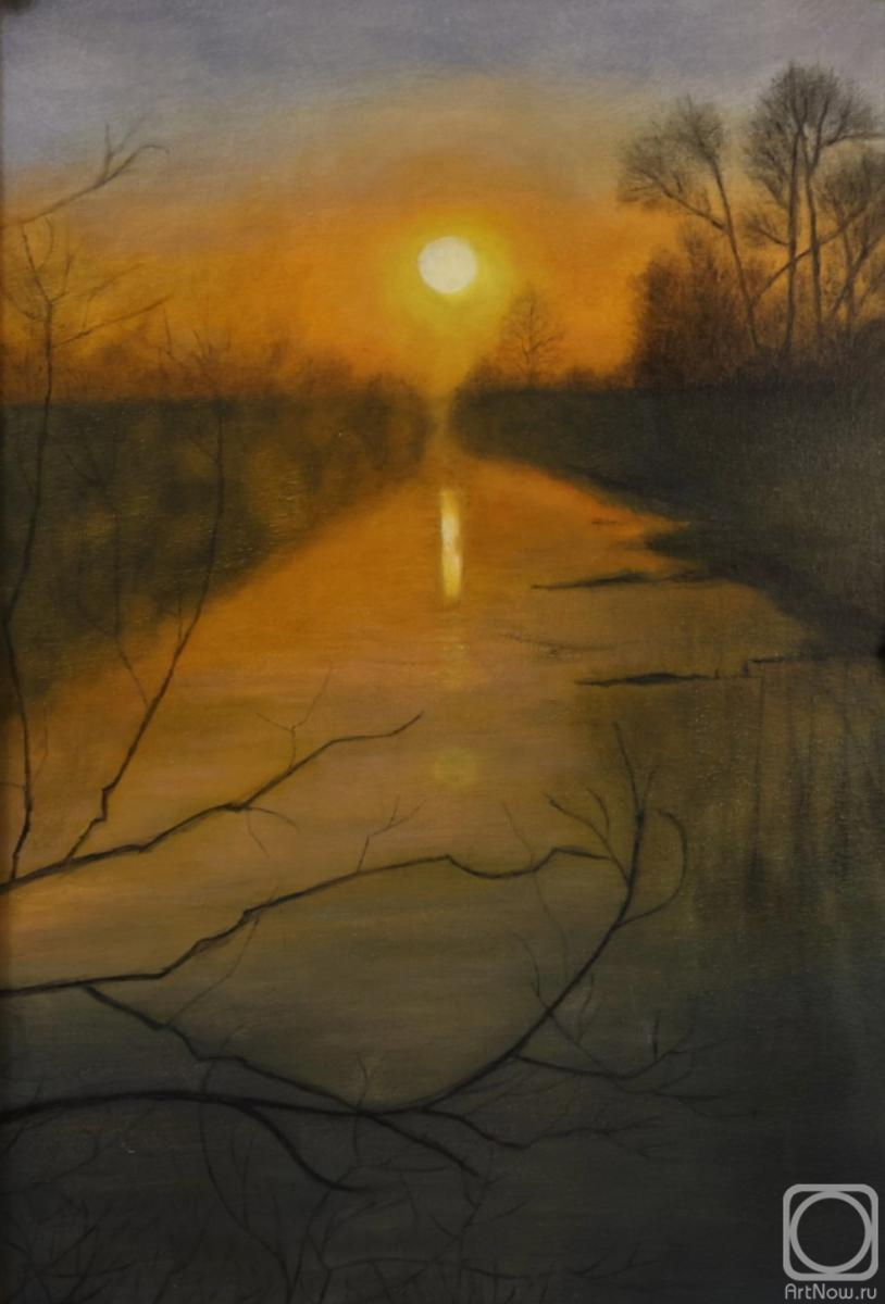 Krylova Evi. Dawn on the Klyazma