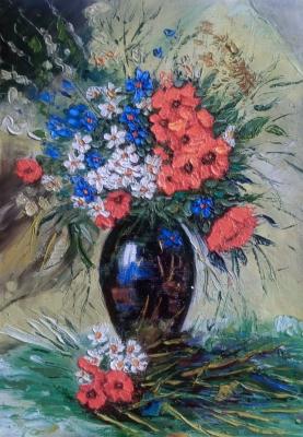 Bouquet with poppies. Lazareva Olga