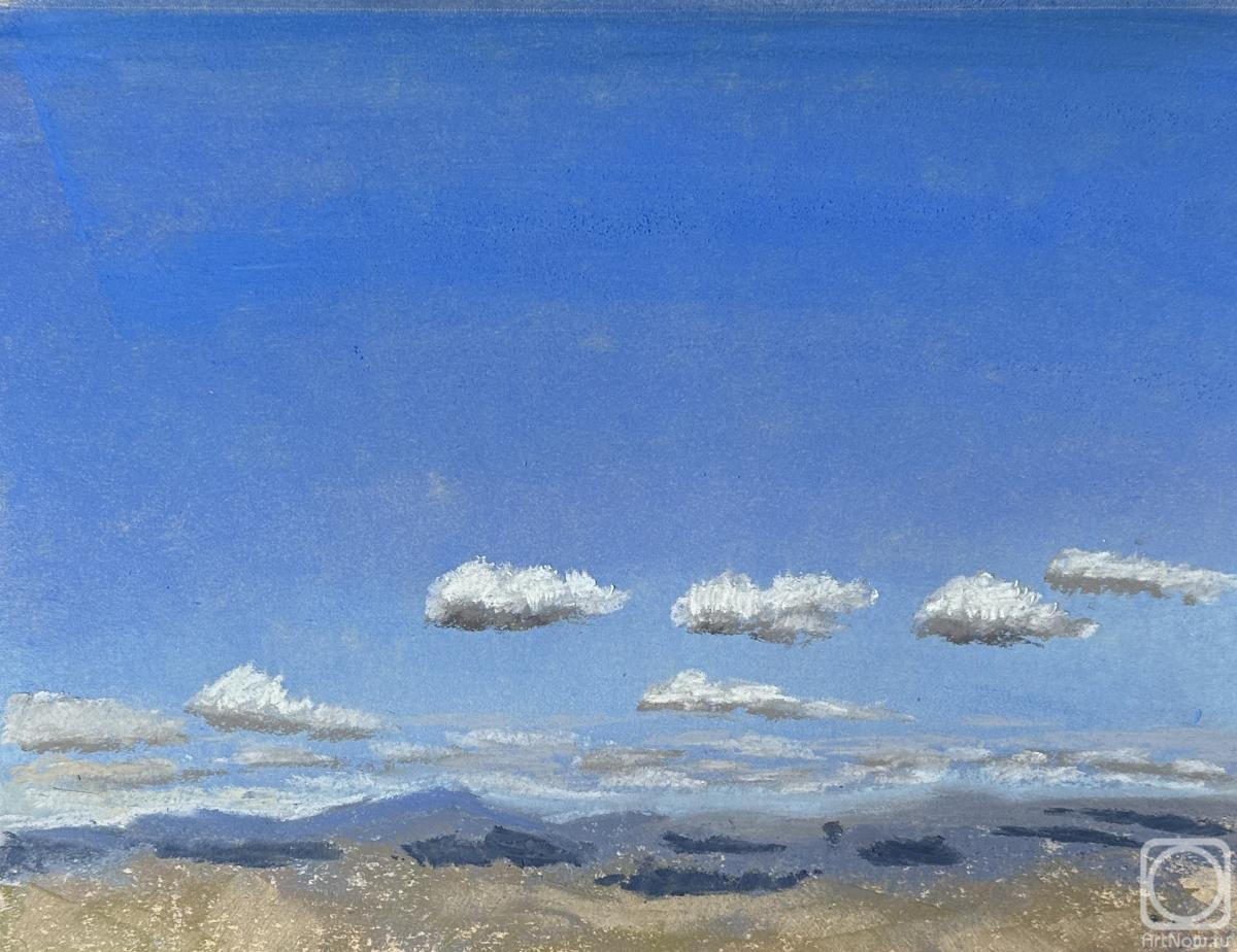 Balashova Natalya. Pastel sketch "Midday in the Mountains" by Natalia Balashova