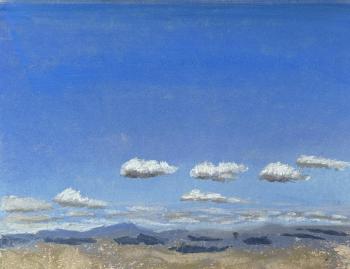 Pastel sketch "Midday in the Mountains" by Natalia Balashova. Balashova Natalya