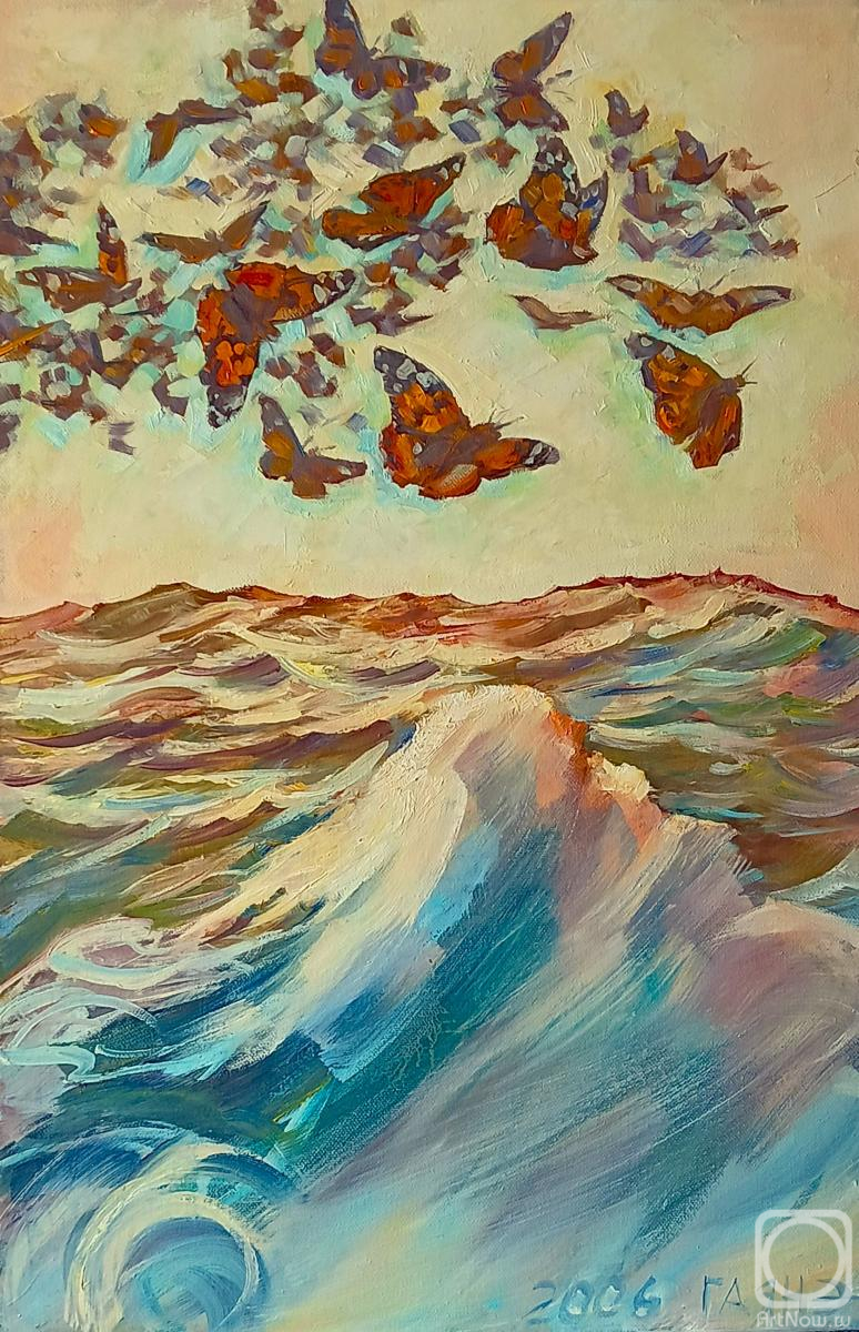 Dobrovolskaya Gayane. Butterflies flying across the ocean