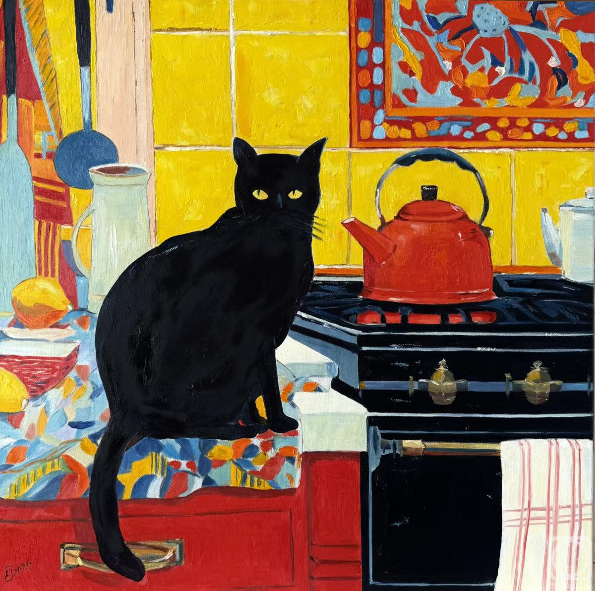Polischuk Elena. Monsieur Noir and the Red Teapots